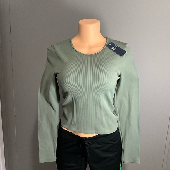 Ambercombie long sleeve blouse women’s size midi am - Picture 7 of 7